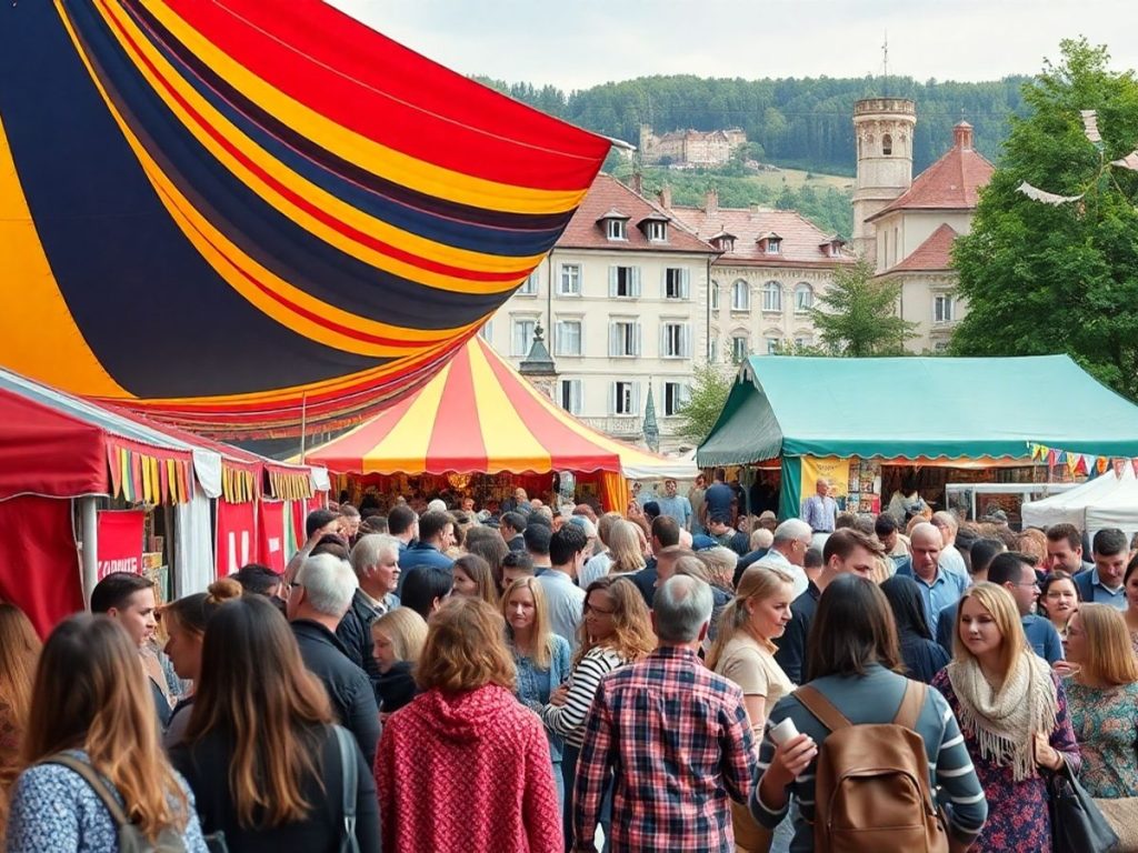 Festival literar in Romania cu autori si cititori.