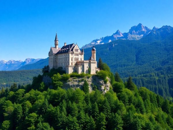 Castelul Bran, Munții Carpați
